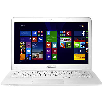 ASUS EeeBook E402MA Laptop, Intel Pentium, 2GB RAM, 32GB eMMC Flash Storage, 14  White